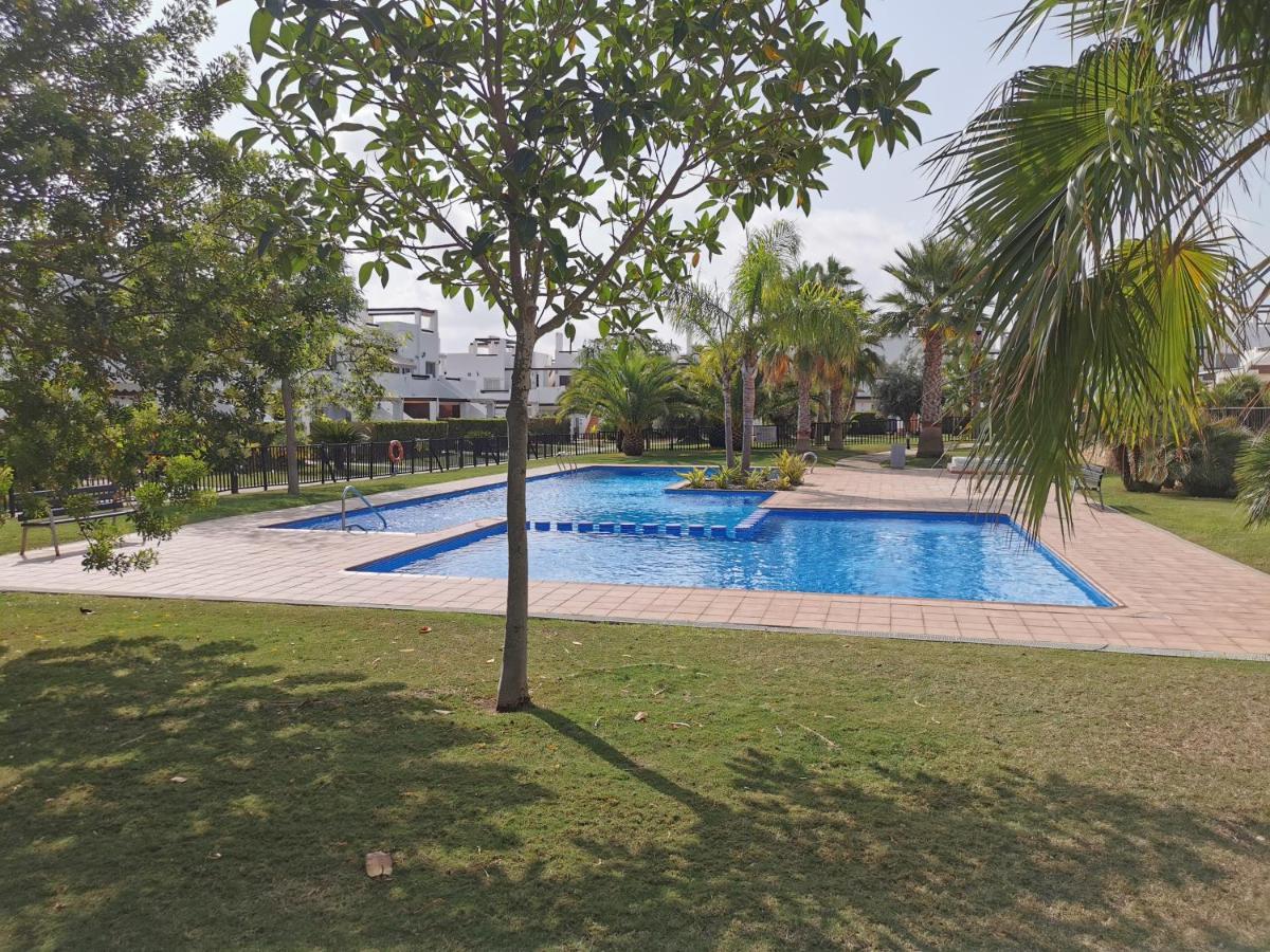 Lovely 3 Bedroom Apartment On Golf Resort Alhama de Murcia Bagian luar foto